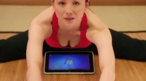 Yoga with an iPad