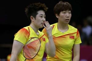 Chinese badminton players