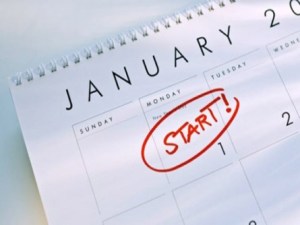 New Year's resolutions list