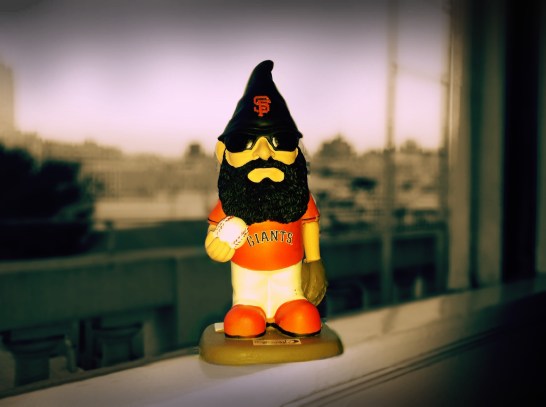 A San Francisco Giants promotional giveaway: Brian Wilson Gnome (2012)