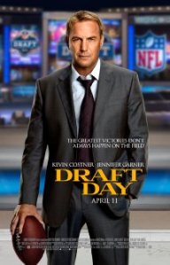 "Draft Day" movie poster, featuring Kevin Costner
