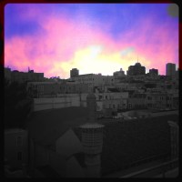 Sunrise, Russian Hill. San Francisco, CA.