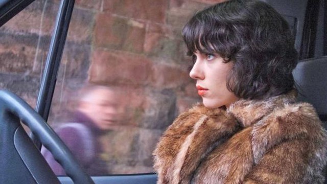 Promotional still from the 2014 film "Under the Skin" starring Scarlett Johansson