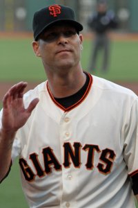 San Francisco Giants starting pitcher Tim Hudson at AT&T Park. May 27, 2014.
