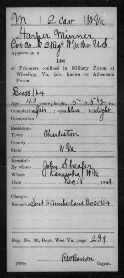 Harper Minner Arrest Docs